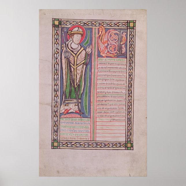 Póster Pierre Lombard Bishop of Paris (Frente)