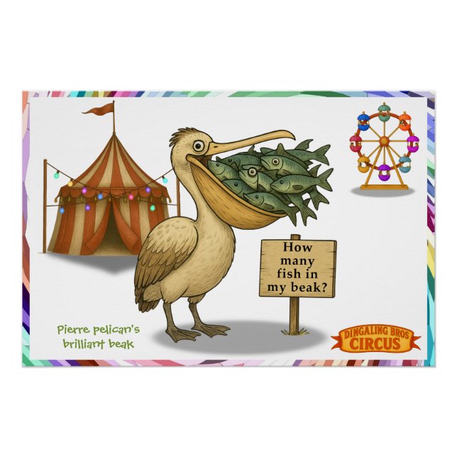 Póster Pierre pelican's brilliant beak (Anverso)