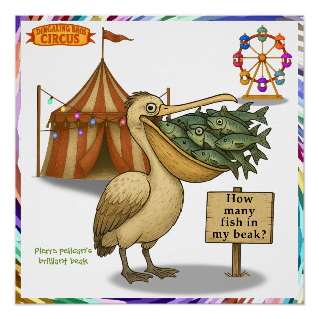 Póster Pierre pelican's brilliant beak (Anverso)