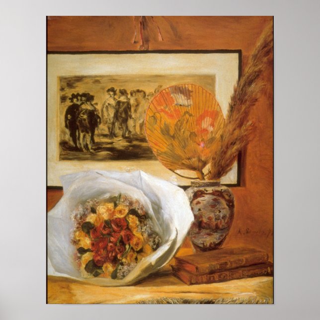 Póster Pierre Renoir - Bouquet (Frente)