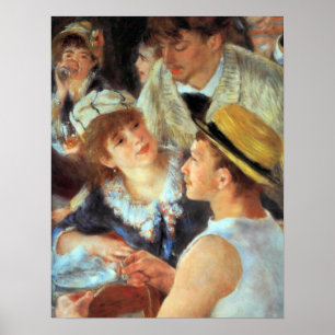 Póster Pierre Renoir - Comida en el detalle del fiesta de