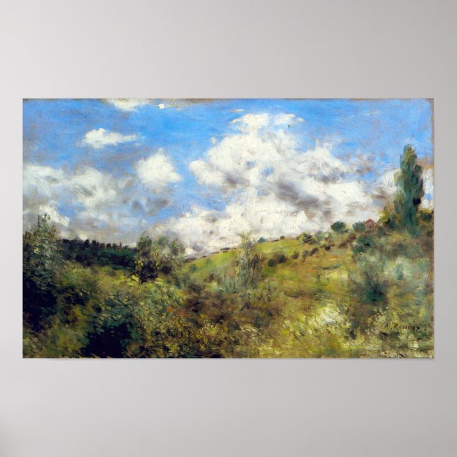 Póster Pierre Renoir - Paisaje (Frente)