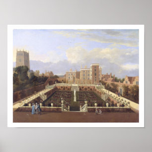 Póster Pierrepont House, Nottingham, c.1708-13 (petróleo