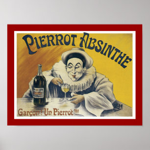 Póster Pierrot Absinthe