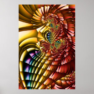 Póster Pies de arcoiris