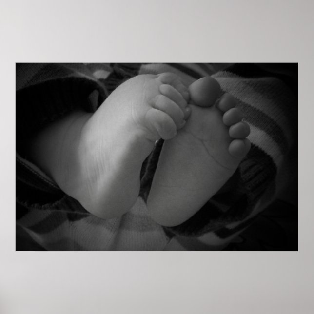 Póster Pies de bebé (Frente)