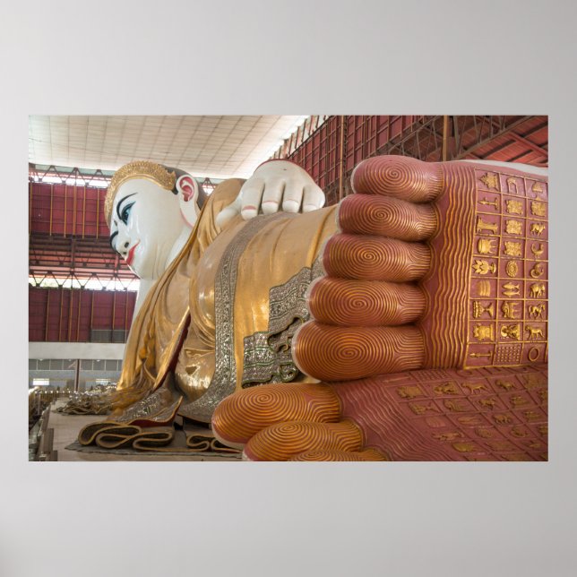 Póster Pies de estatua de Buda (Frente)