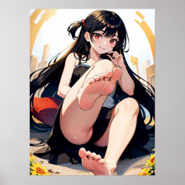 Póster Pies de fantasía: Anime Grace