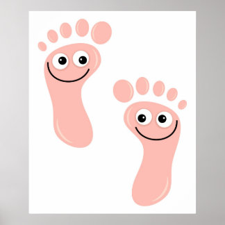 Póster Pies felices