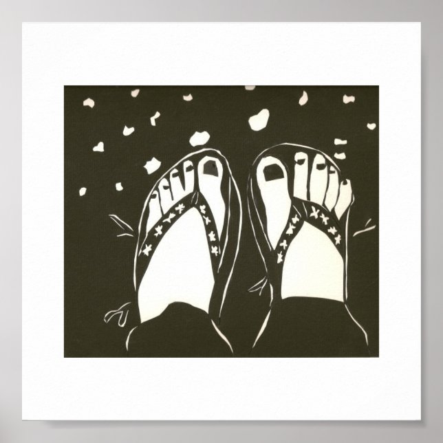 Póster pies felices (Frente)