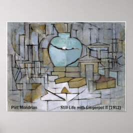 Póster Piet Mondrian Still Life with Gingerpot II