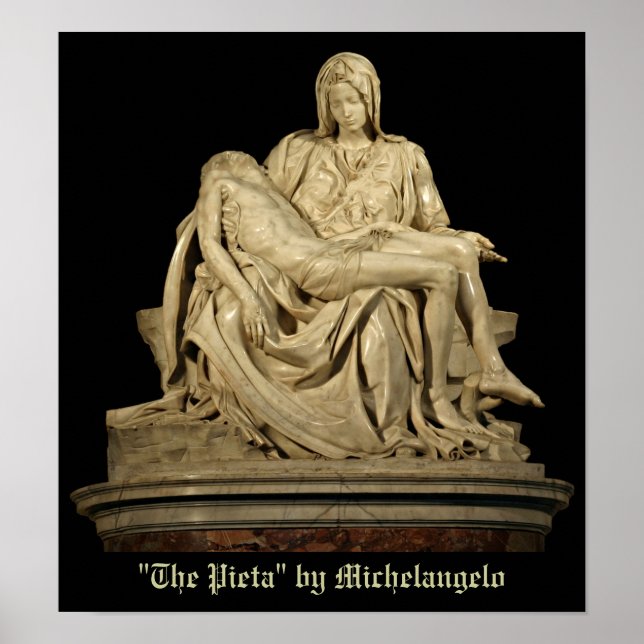 Póster Pieta de Miguel Ángel (Frente)