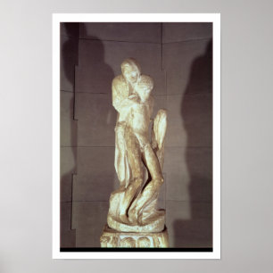 Póster Pieta de Rondanini, 1564 (mármol) (véase tambié