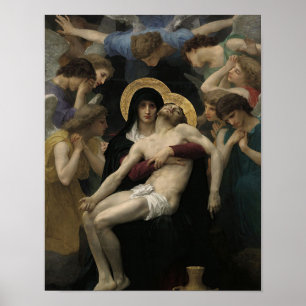 Póster Pieta de William Bouguereau Print
