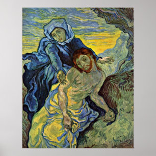 Póster Pieta (después de Delacroix) por Vincent Willem
