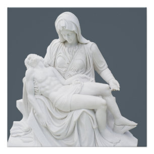 Póster Pietà Escultórica