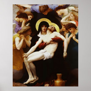 Póster Pieta Jesus Crucifixion Lamentation Virgin Mary 02