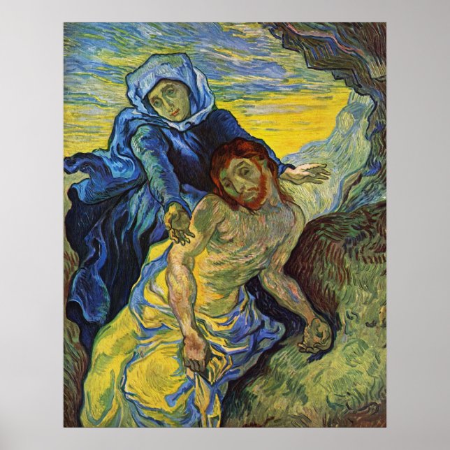 Póster Pieta, Vincent van Gogh (Frente)