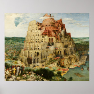 Póster Pieter Bruegel el mayor - La torre de Babel