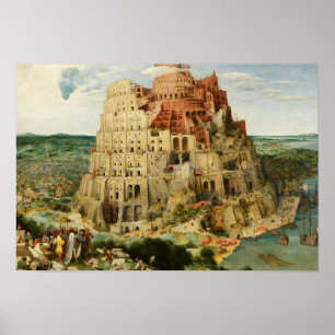 Póster Pieter Bruegel el mayor - La Torre de Babel