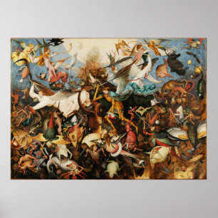 Póster Pieter Bruegel Fall of the Rebel Angels Painting