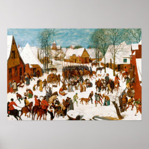 Póster Pieter Bruegel, la masacre de los inocentes