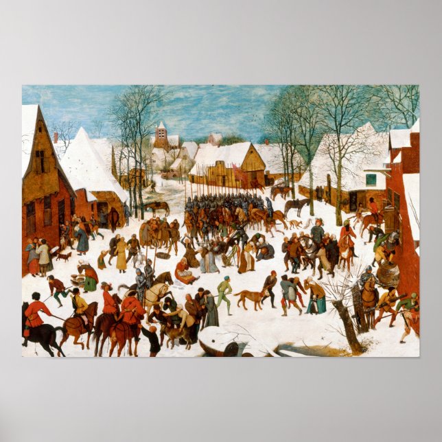 Póster Pieter Bruegel, la masacre de los inocentes (Frente)