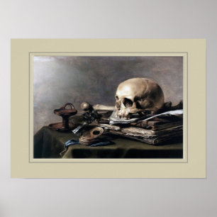 Póster Pieter Claesz, aún vida