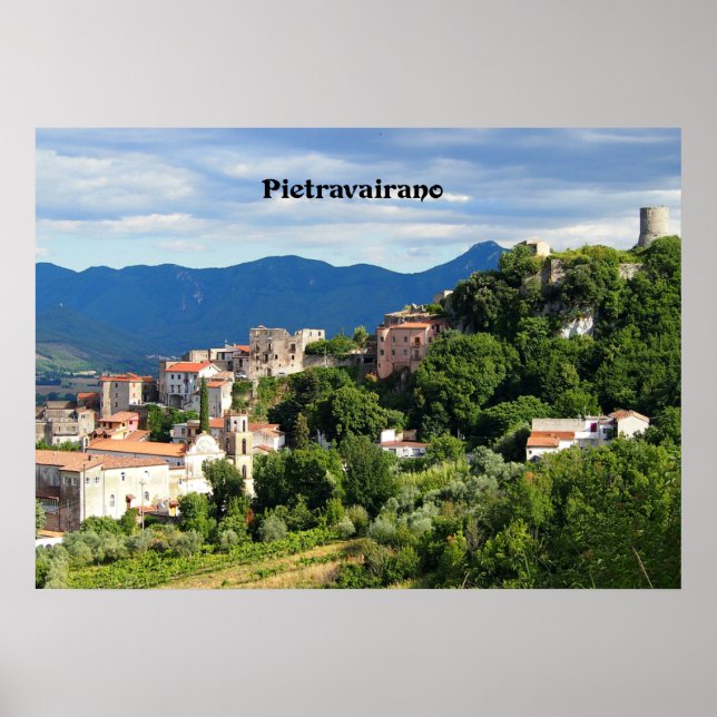 Póster Pietravairano, Caserta, Italia (Frente)