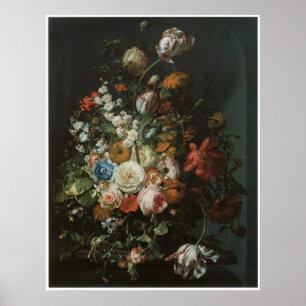 Póster Pieza de flores, 1701
