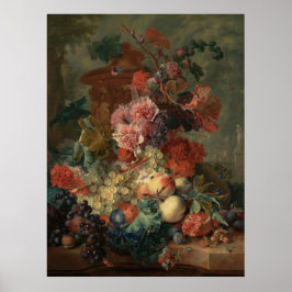 Póster Pieza de fruta por Jan van Huysum