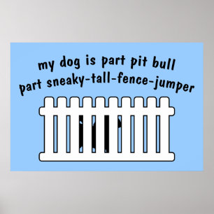 Póster Pieza De Toro De Pieza De Fence-Jumper