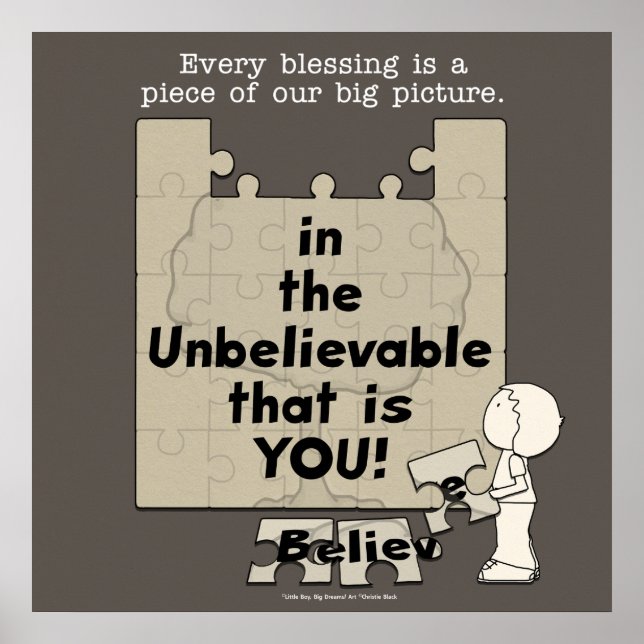 Póster Pieza del panorama general (Frente)