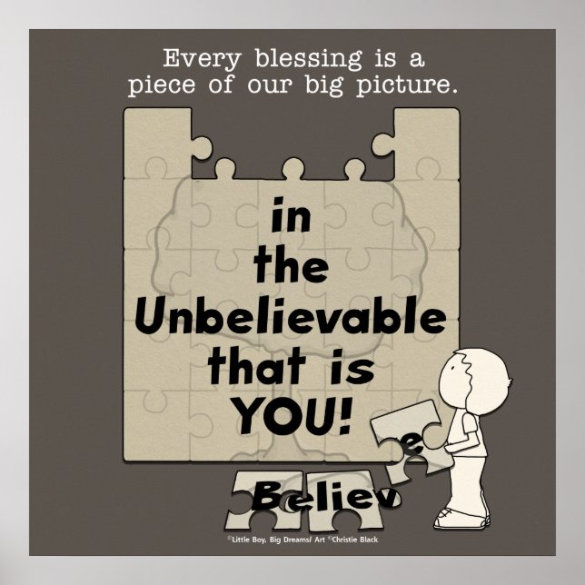 Póster Pieza del panorama general (Frente)