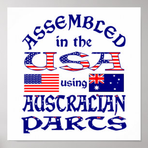 Póster Piezas Australianas (W)