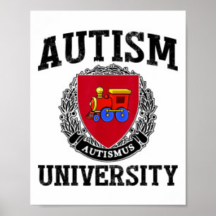 Póster Piezas de rompecabezas apoyan el autismo de los ca