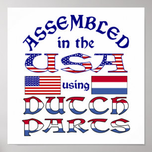 Póster Piezas Holandeses