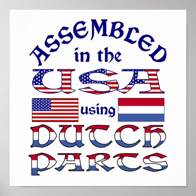 Póster Piezas Holandeses (Frente)