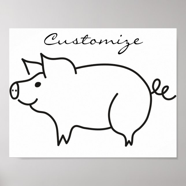 Póster Pig Animal Thunder_Cove (Frente)