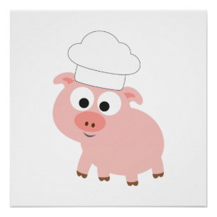 Póster Pig Chef