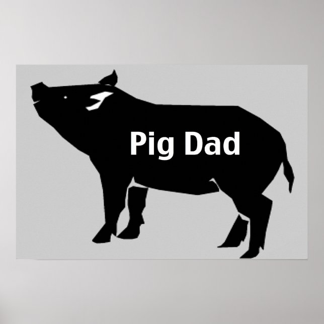 Póster Pig Dad (Frente)