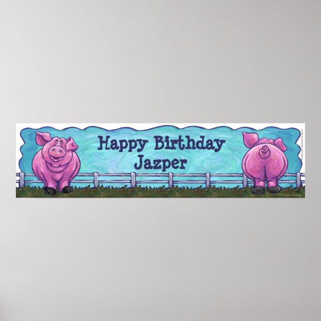 Póster Pig Party Center (Frente)