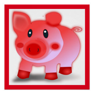 PÓSTER PIGGY PIGLET