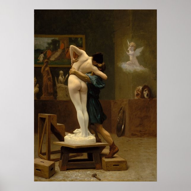 PÓSTER PIGMALION Y GALATEA (Frente)