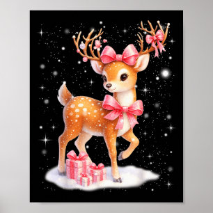 Póster Pijama Coquette Cute Rudolph Nk Navidad Xmas Gi
