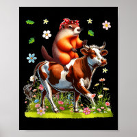 Pijama de niño/a amante del granjero de vaca monta