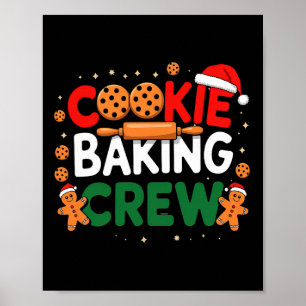 Póster Pijama Rey de las Galletas de Navidad Tripulación