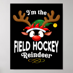 Póster Pijamas de Navidad Hockey sobre hierba Navidad Ren