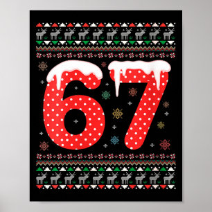 Póster Pijamas divertidas de Navidad para mujeres meme 67