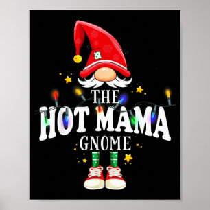 Póster Pijamas Navideñas de Mamá Gnome Caliente de Navida